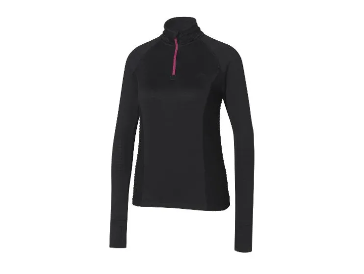 Dames sportshirt met fleecevoering