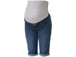 Dames zwangerschaps jeansshorts