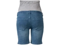 Dames zwangerschaps jeansshorts