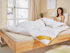 deLuxe carré ganzendonzen dekbed Gold-Edition warm