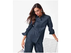 Denim dames blouse
