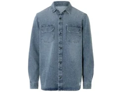 Denim heren overhemd