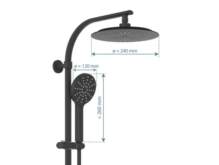 Doucheset Madura Fresh met thermostaatkraan