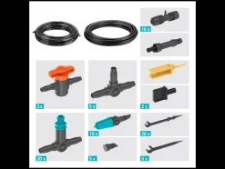 Druppelirrigatie voor de tuin Micro-Drip-System