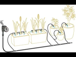 Druppelirrigatie voor de tuin Micro-Drip-System