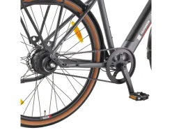 E-bike City UH220 titaniumgrijs 28"