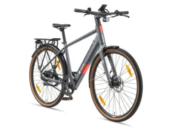 E-bike City UH220 titaniumgrijs 28