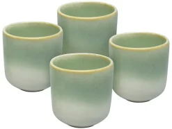 Espressokopje 13cl set van 4 aardewerk