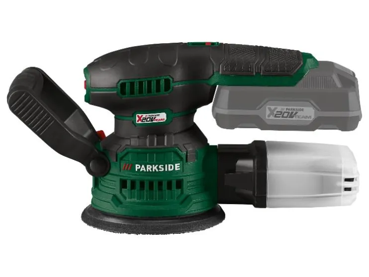 Excentrische accu-schuurmachine 20 V zonder accu en lader