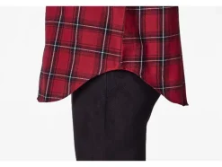 Flanellen dames blouse