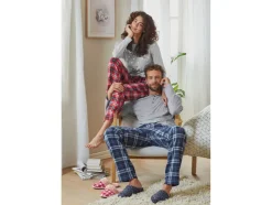 Flanellen dames pyjamabroek