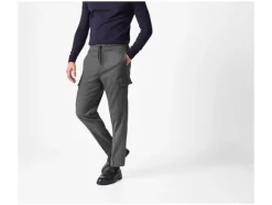 Flanellen heren cargobroek