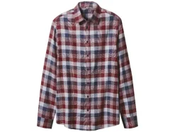 Flanellen heren overhemd