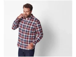 Flanellen heren overhemd