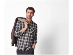 Flanellen heren overhemd