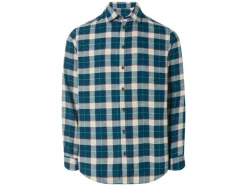 Flanellen heren overhemd