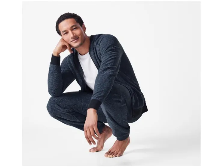 Fleece heren huispak