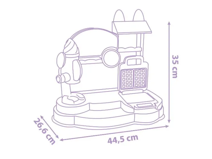 Gabby's Poppenhuis speelgoed keuken of ijssalon