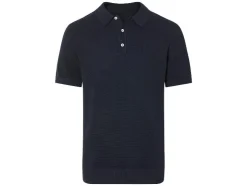 Gebreid heren poloshirt