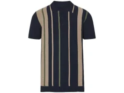 Gebreid heren poloshirt