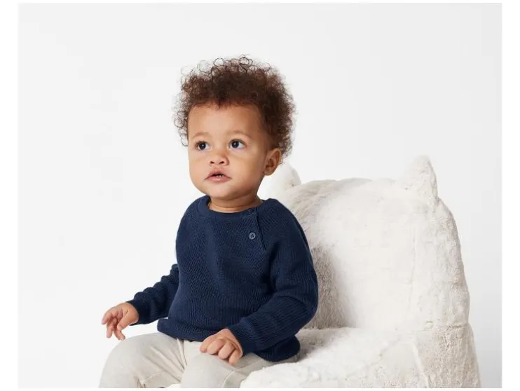 Gebreide baby trui