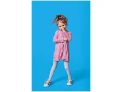 Gebreide kinder jurk met tasje