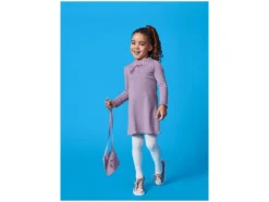 Gebreide kinder jurk met tasje