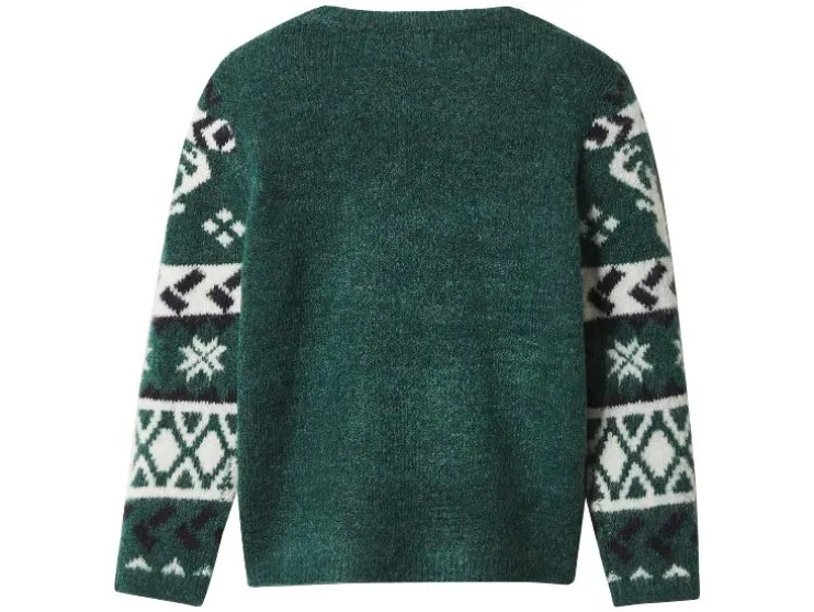 Gebreide kinder kersttrui