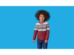 Gebreide kinder kersttrui