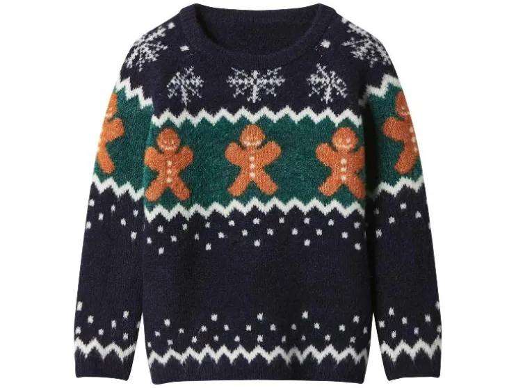 Gebreide kinder kersttrui