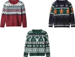 Gebreide kinder kersttrui