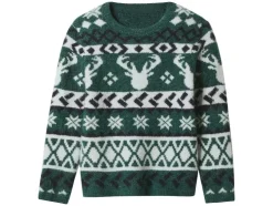 Gebreide kinder kersttrui