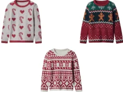 Gebreide kinder kersttrui