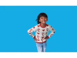 Gebreide kinder kersttrui