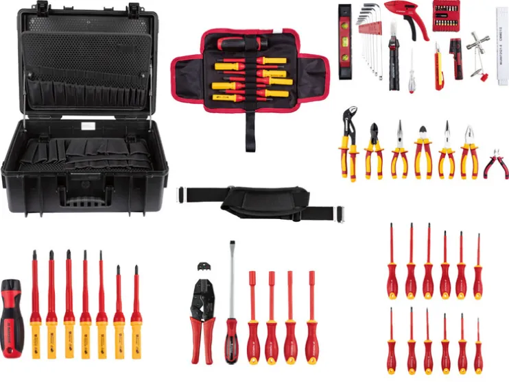 Gereedschapskoffer voor elektriciens, 83-delig, tot 1000 V