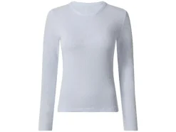 Geribde dames longsleeve