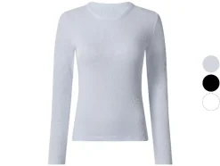 Geribde dames longsleeve