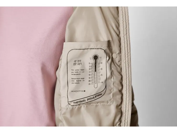 Gewatteerde dames jas