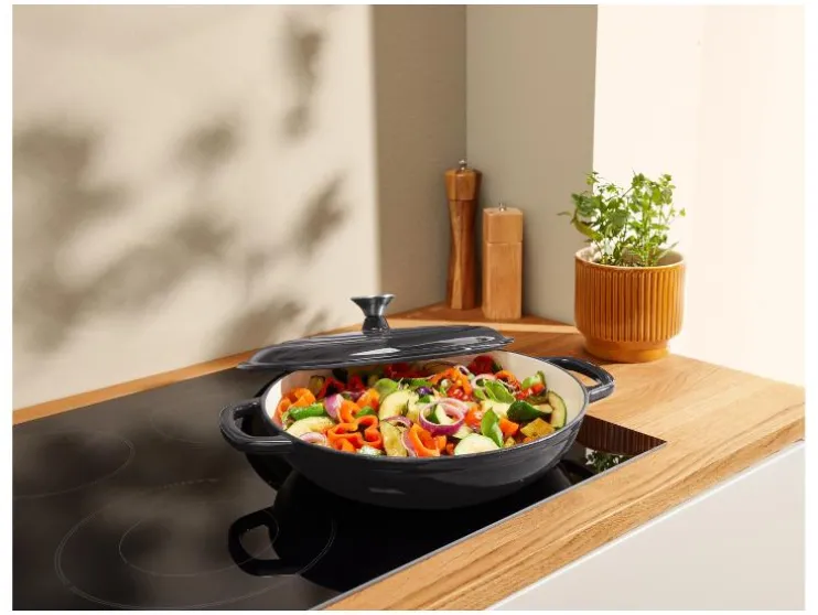 Gietijzeren pan 30 cm 3,7 L