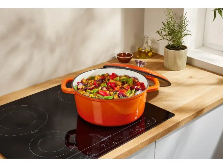 Gietijzeren pan 28 cm 5,6 L