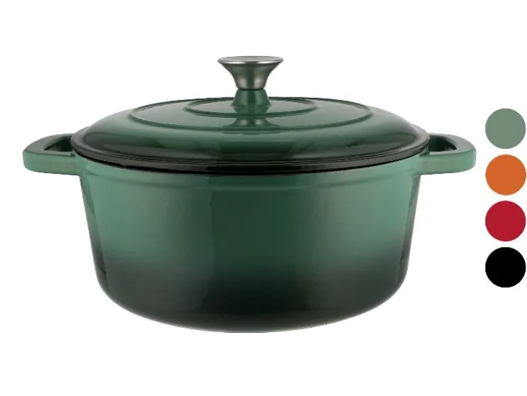 Gietijzeren pan 28 cm 5,6 L