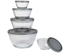 Glazen schalenset