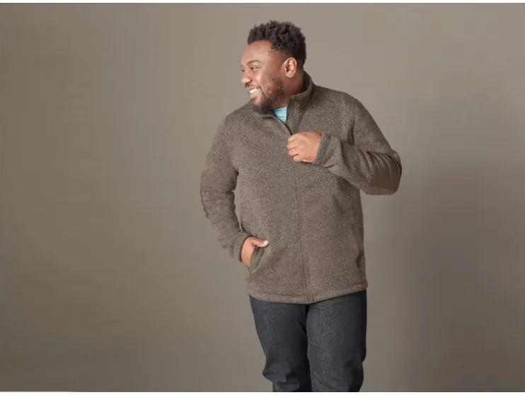 Heren fleecevest - Plus size