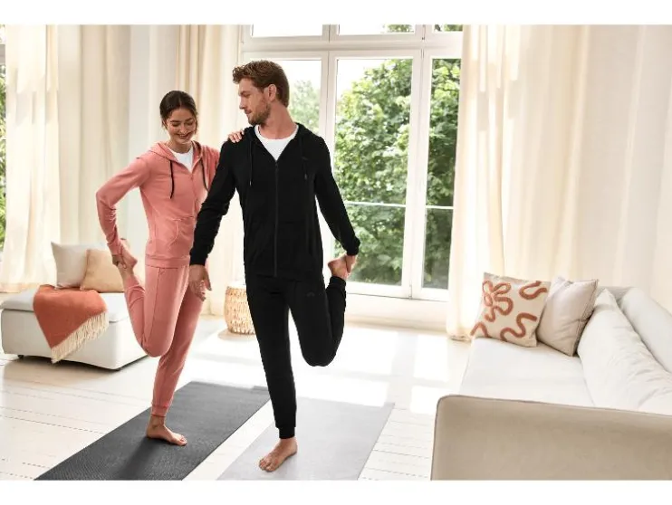 Heren hoodie met rits