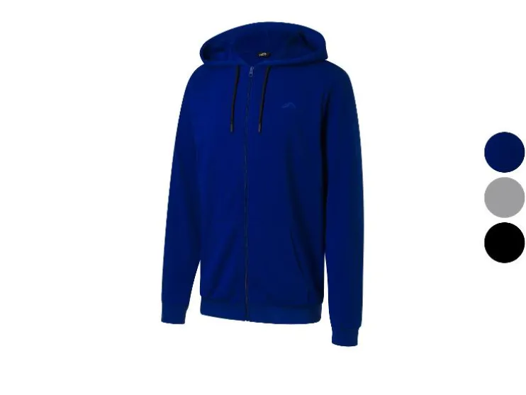 Heren hoodie met rits