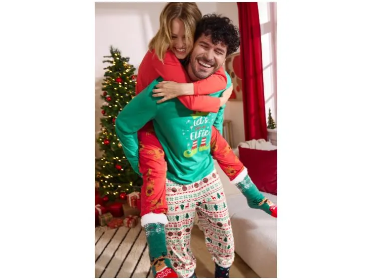 Heren kerstpyjama