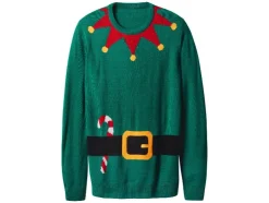 Heren kersttrui met lampjes