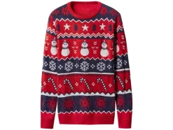 Heren kersttrui met lampjes