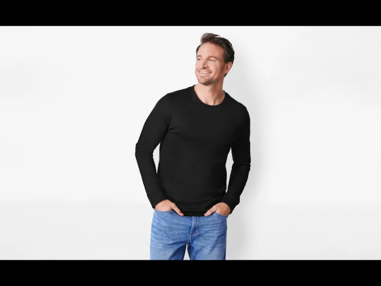 Heren shirt met lange mouwen