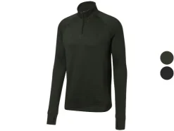 Heren sportshirt met fleecevoering